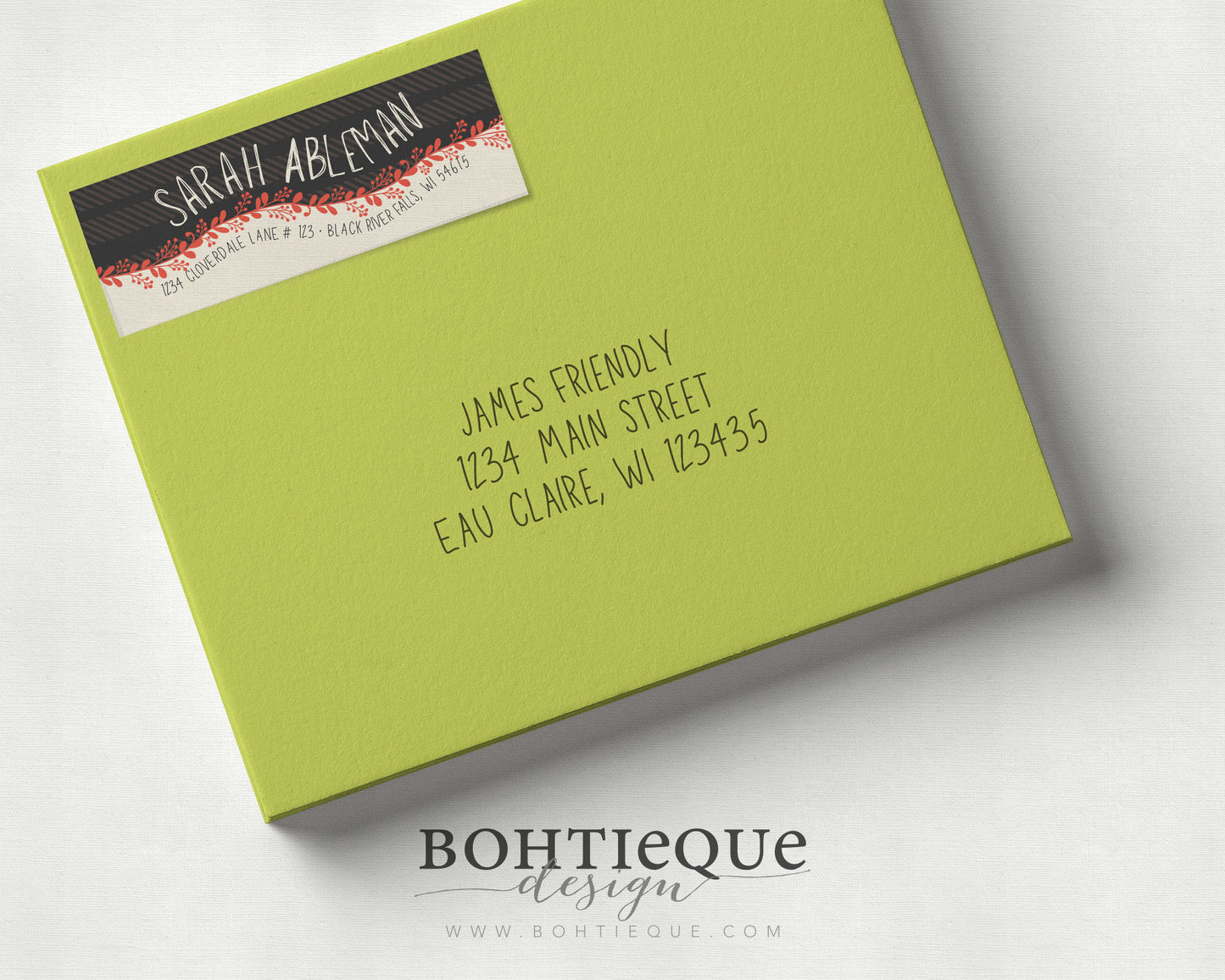 Sarah Modern Return Address Labels