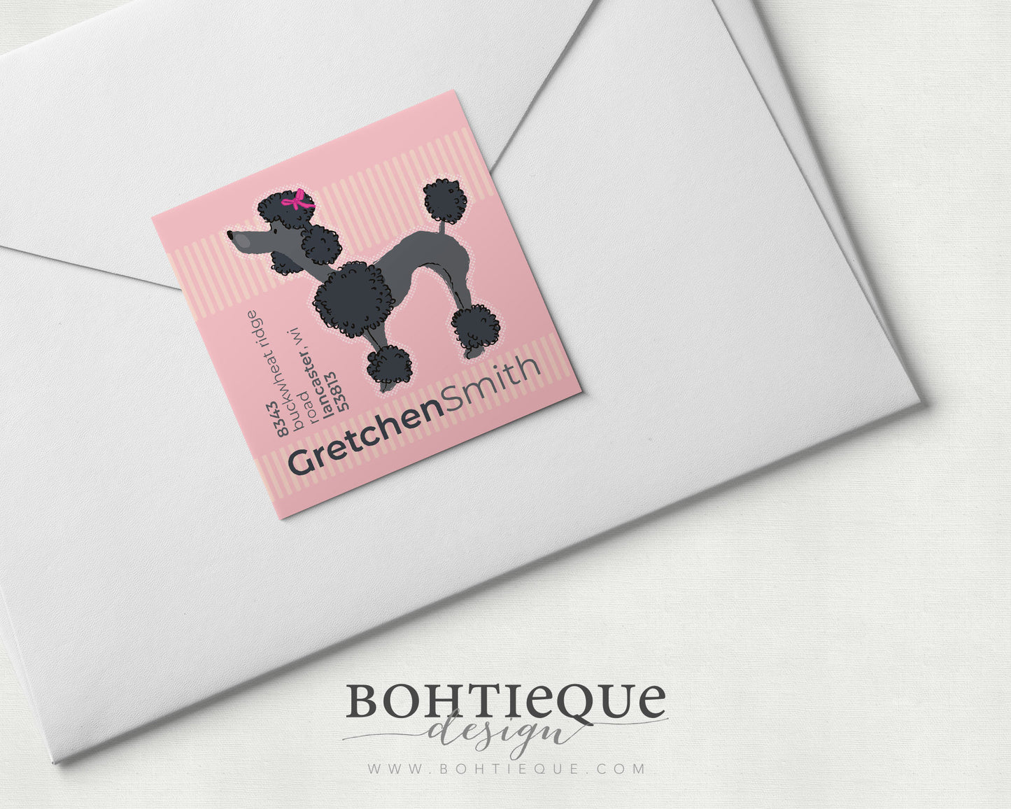 Poodle Address Labels