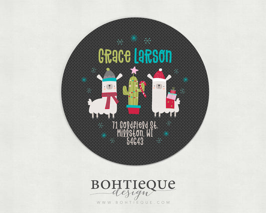Grace Holiday Return Address Label