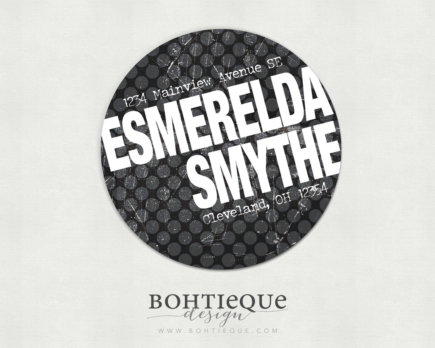 Punk Esmerelda Return Address Labels