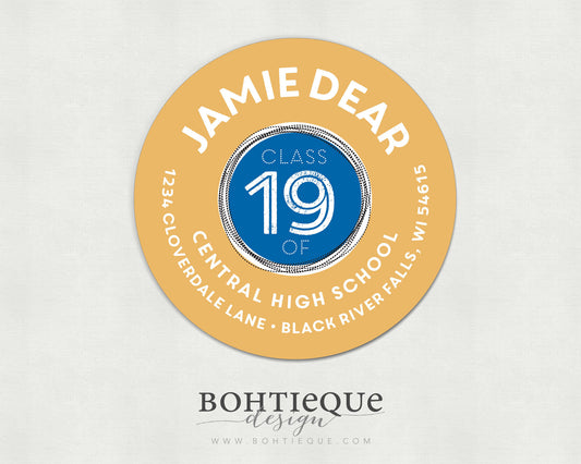 Graduation Return Address Label